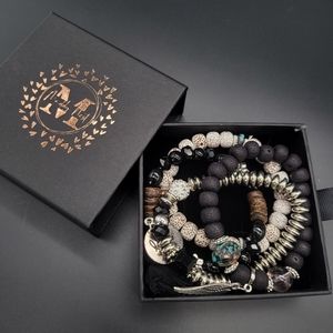 Multilayer Natural Stone Charm Tassel